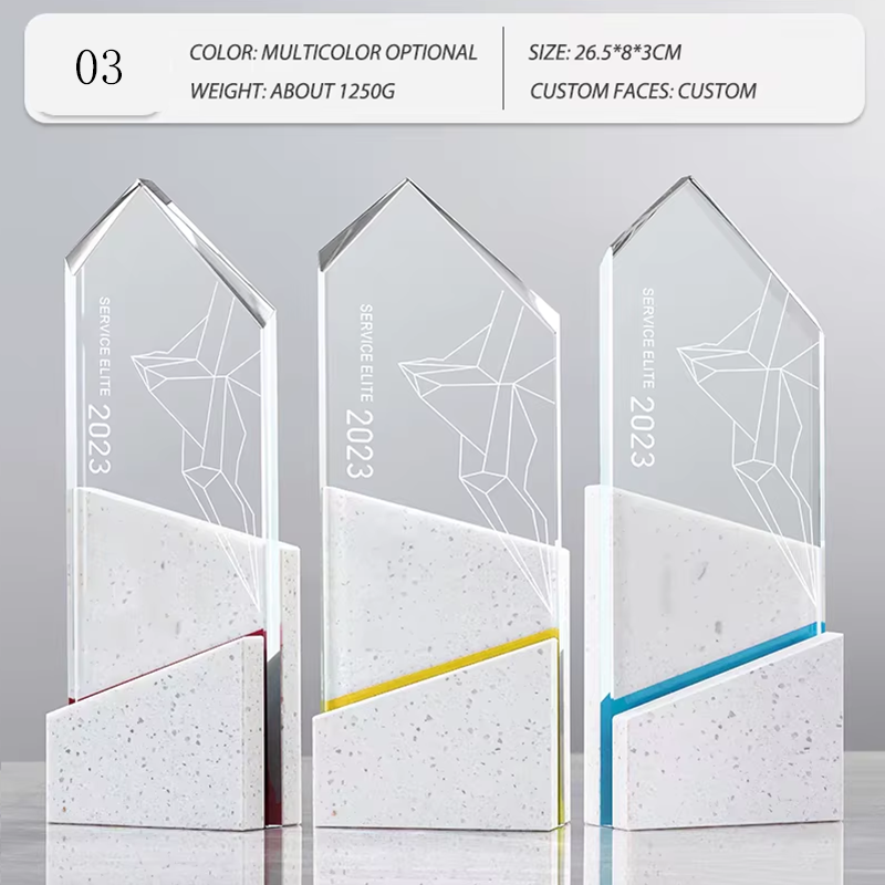 Creative marble trophy custom3