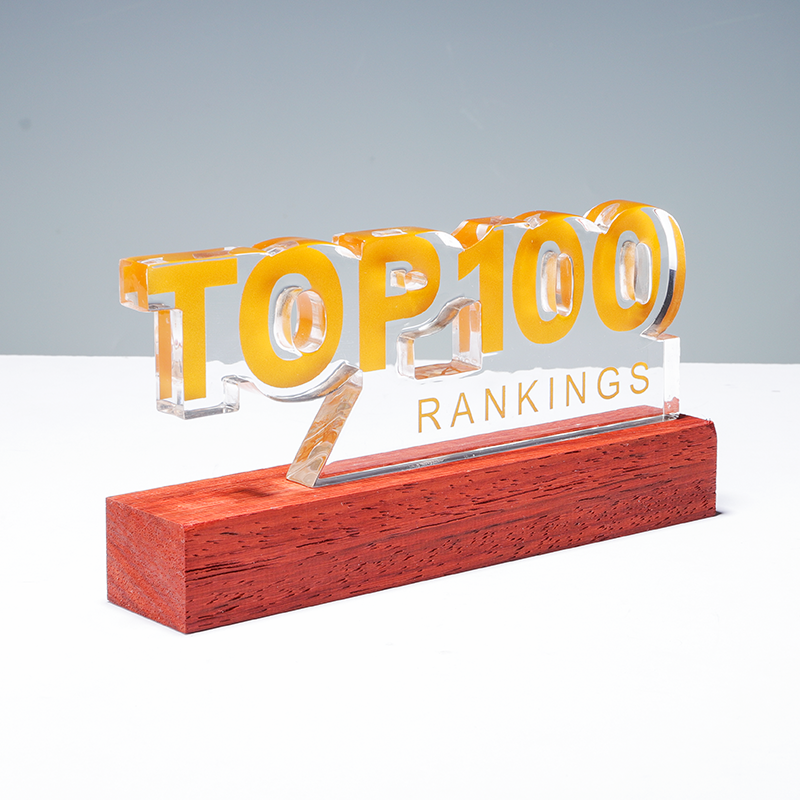 Custom acrylic annual awards​ 01