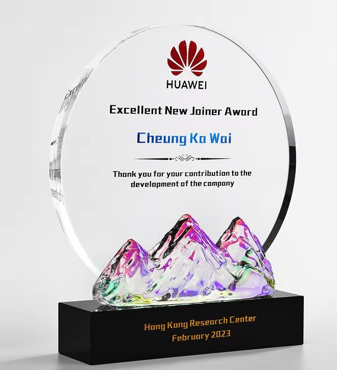 Custom round glass trophy-04