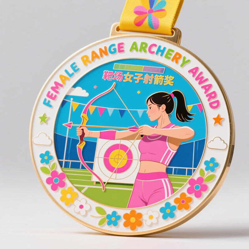 Customized Metal Archery Trophy2