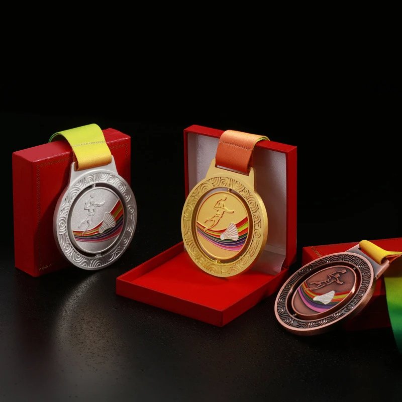 Design Metal badminton medals​ 5-3
