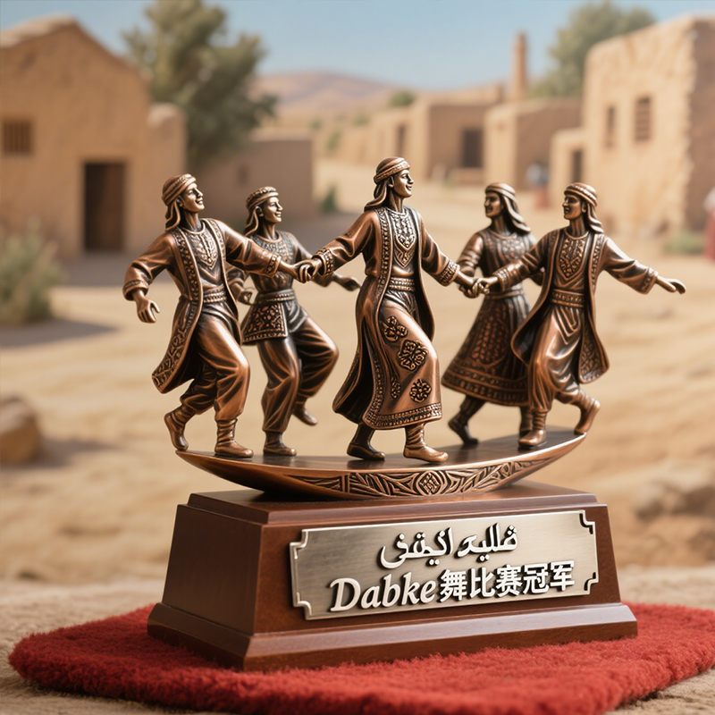 Folk dance trophy custom1