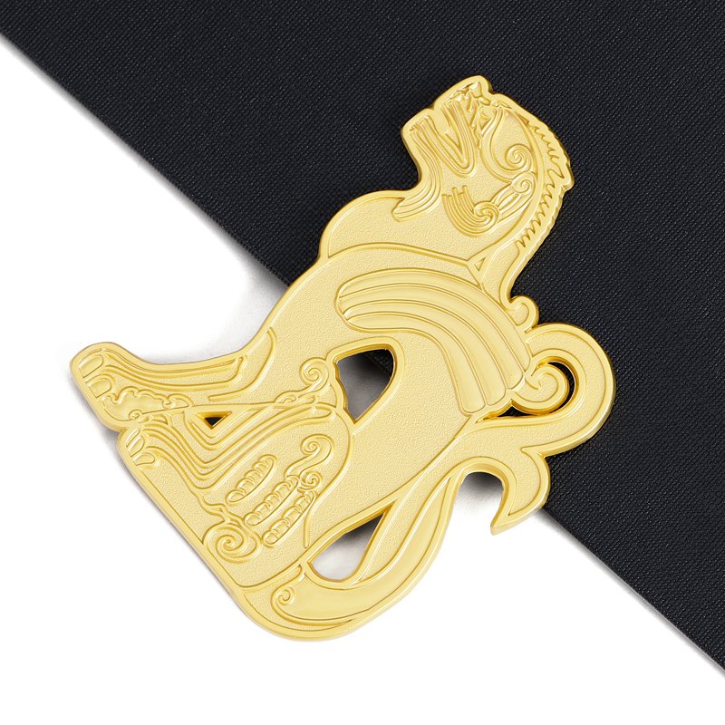 Gold Fridge Sticker 48-3
