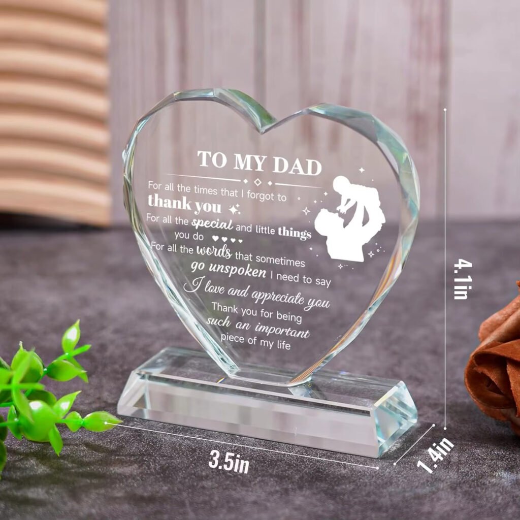 Heart glass trophy award​-04