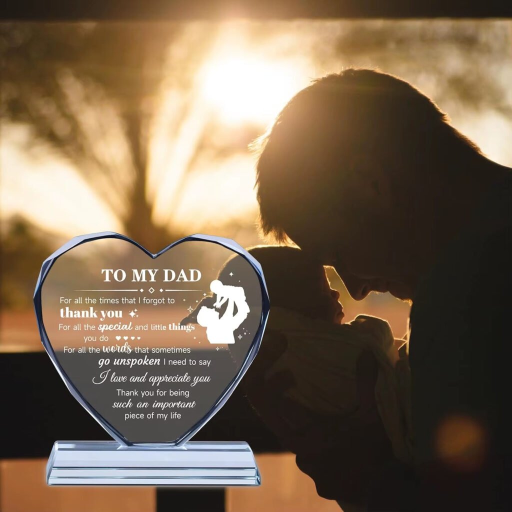 Heart glass trophy award​-05