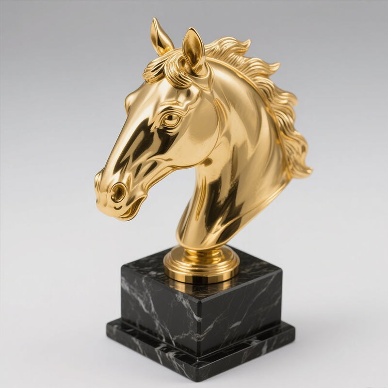 Metal Horse Head Trophy2