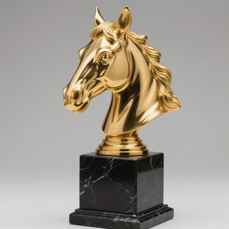 Metal Horse Head Trophy3