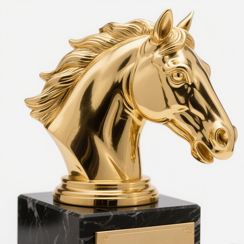 Metal Horse Head Trophy4