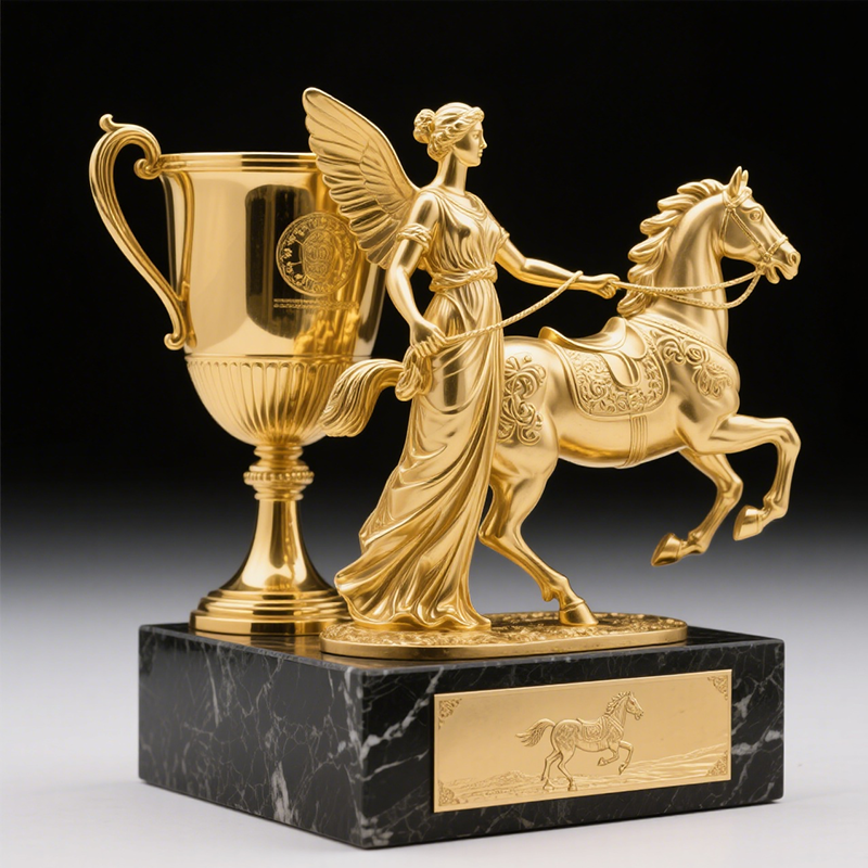 Metal Horse Trophy2