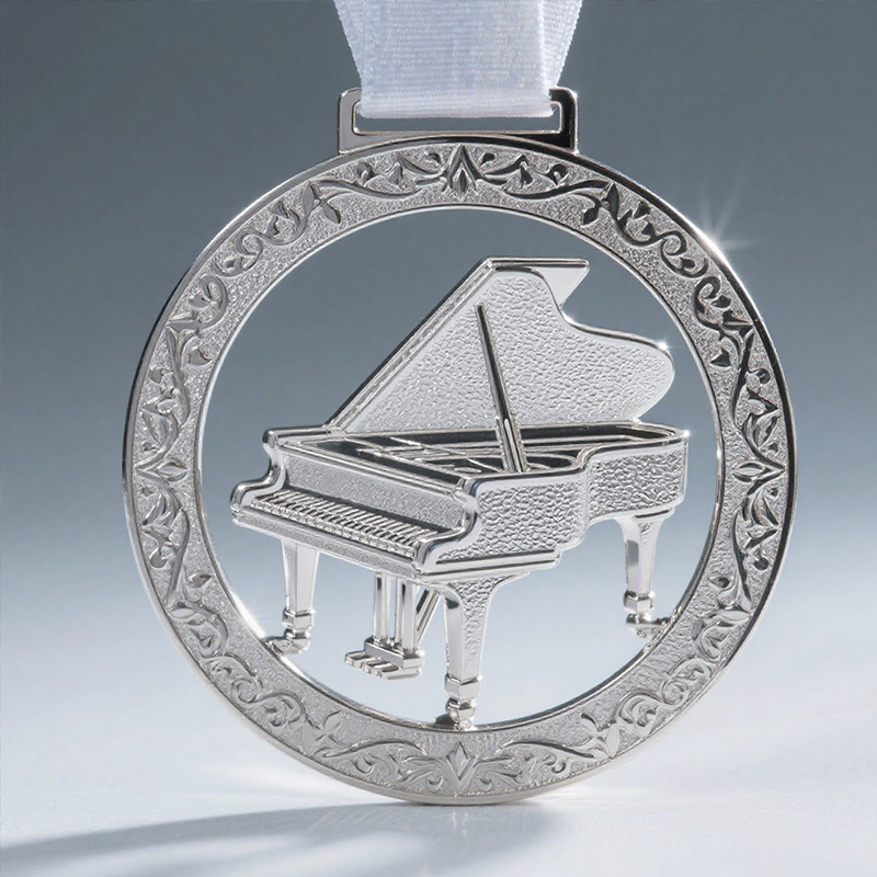 Metal Piano Medal 2