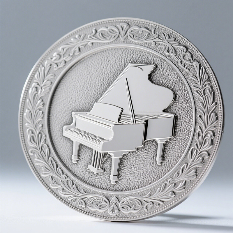Metal Piano Medal 4