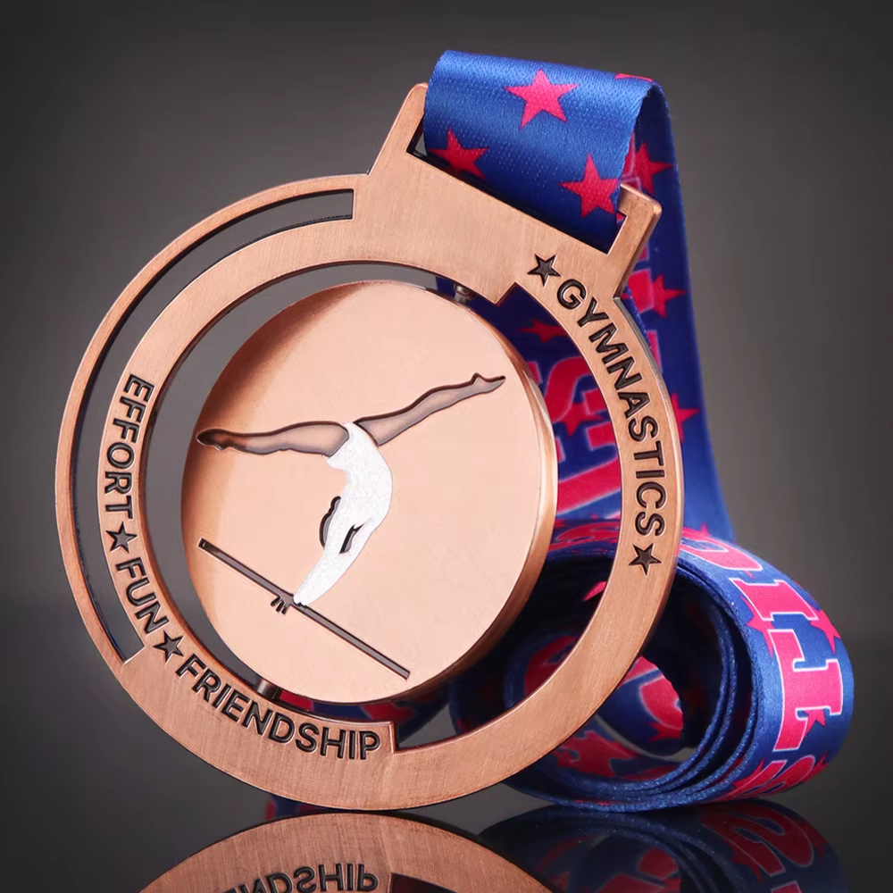 Metal gymnastics medal customization-01