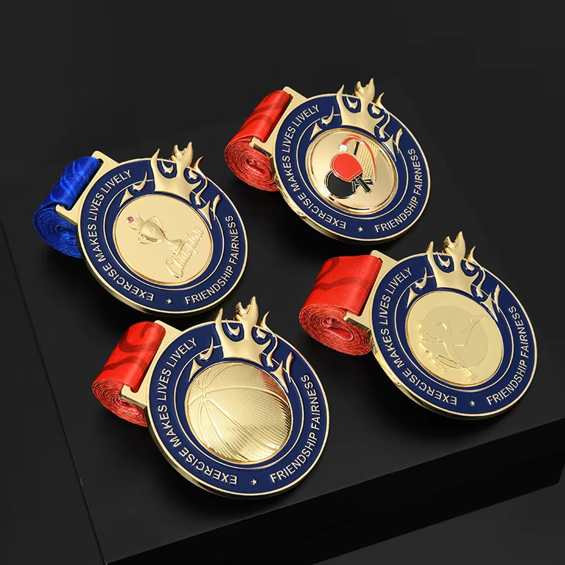 Metal table tennis medal customization-03