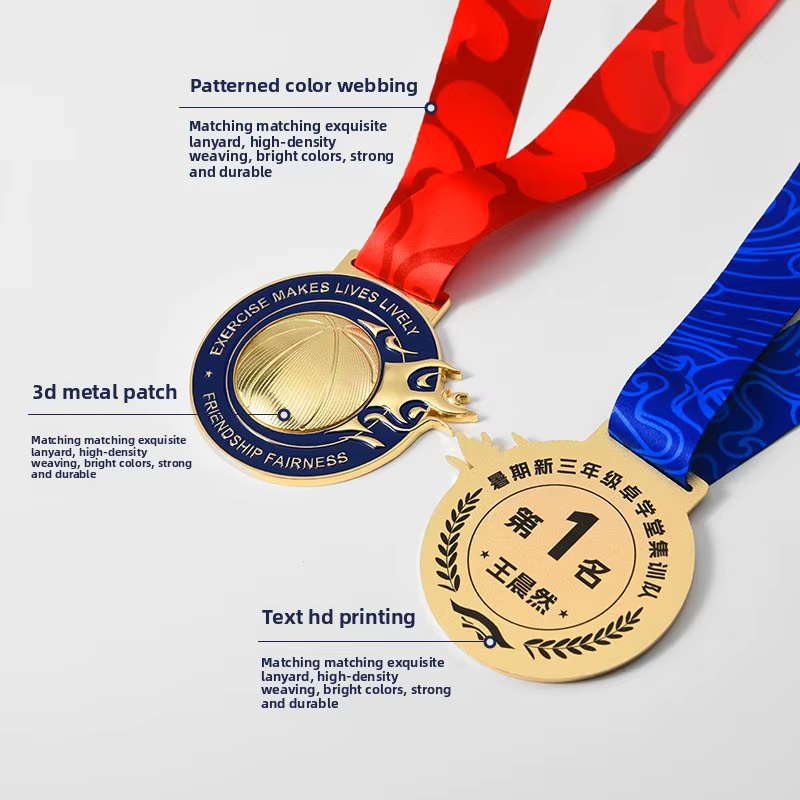Metal table tennis medal customization-04