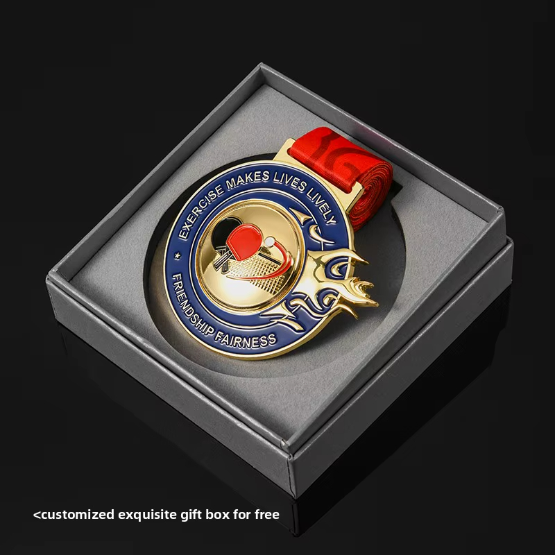 Metal table tennis medal customization-05