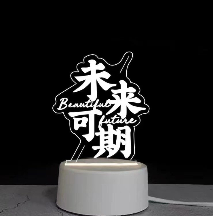 Plexiglass acrylic ornaments personalized​ 32-3