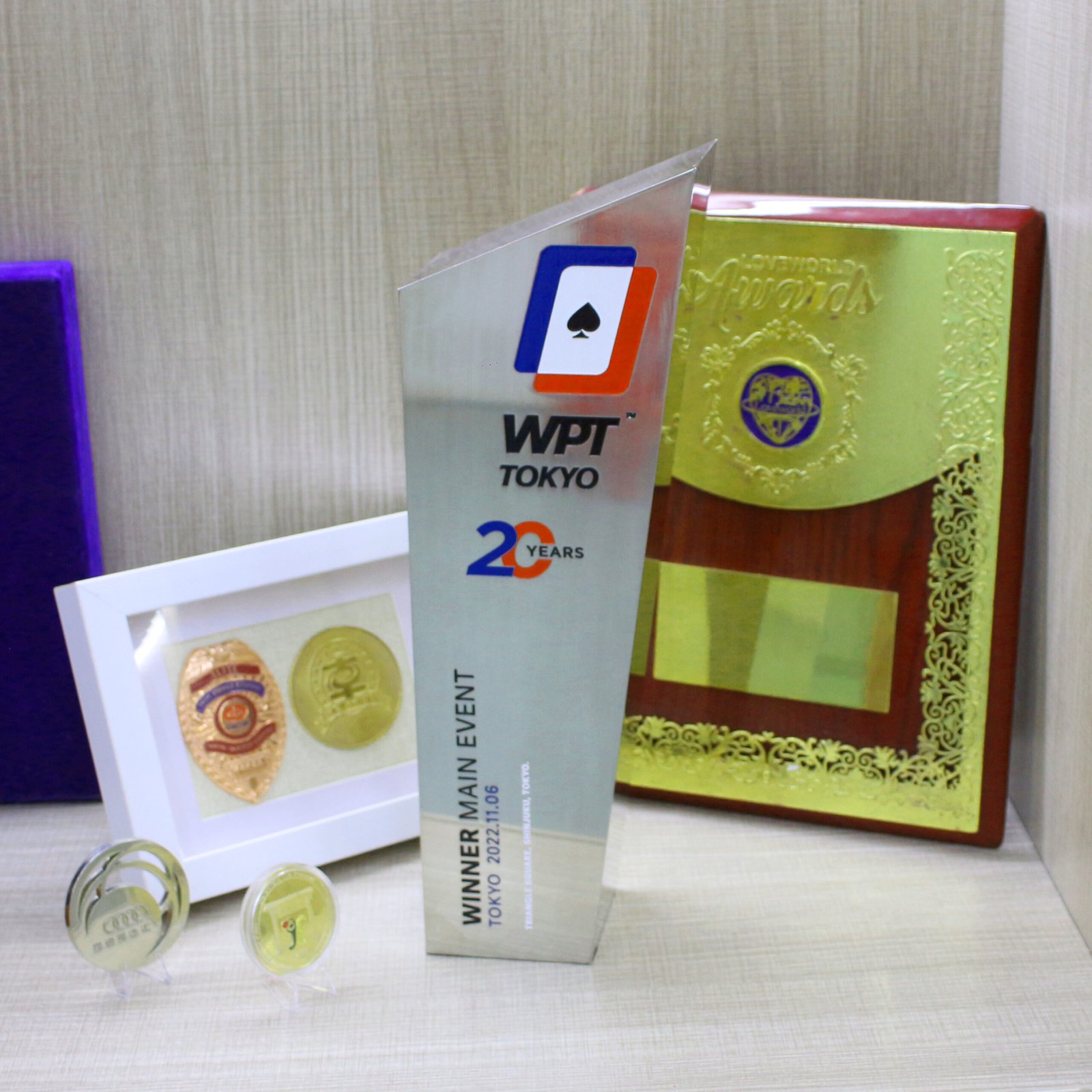 Poker Tournament Metal Trophy-04