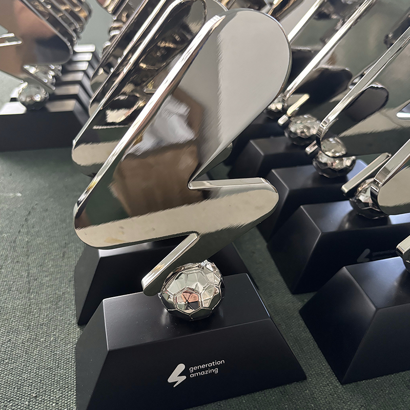 Qatar Generation Amazing soccer trophy