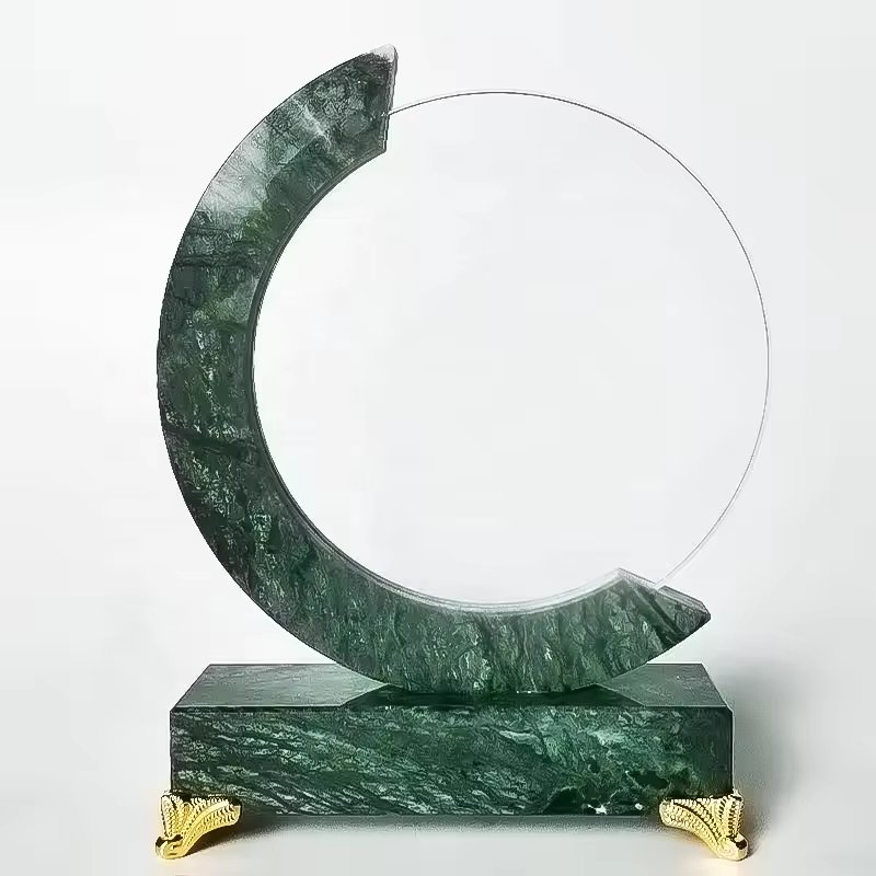 Round Marble Crystal Trophy-01