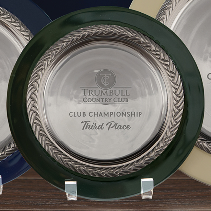 Round metal Plates Trophy2