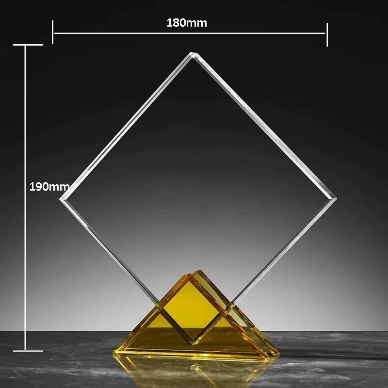 Square glass trophy-04
