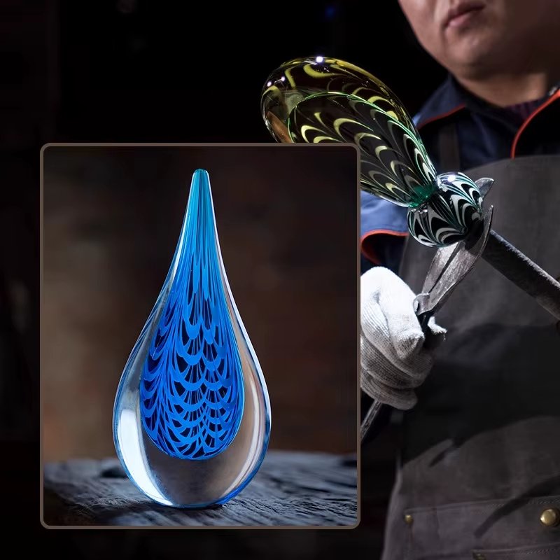 Teardrop Glass Trophy-04