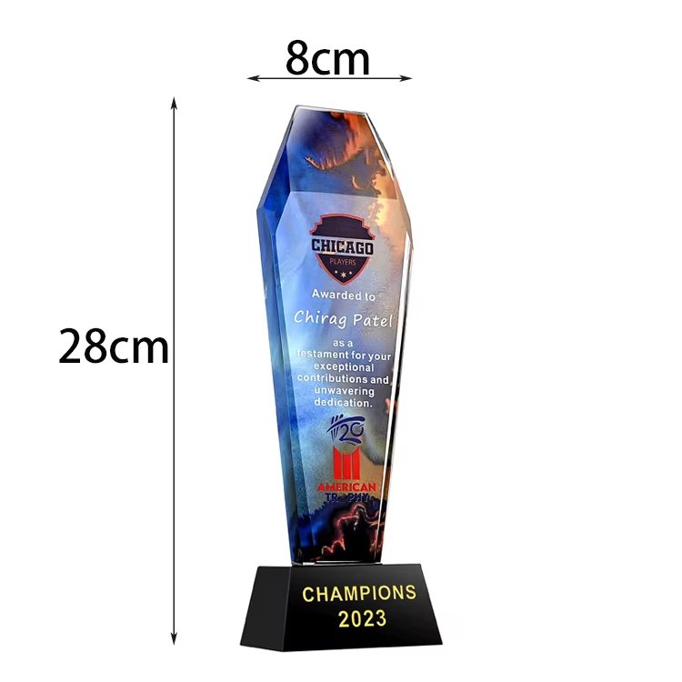 UV printed crystal trophy-07