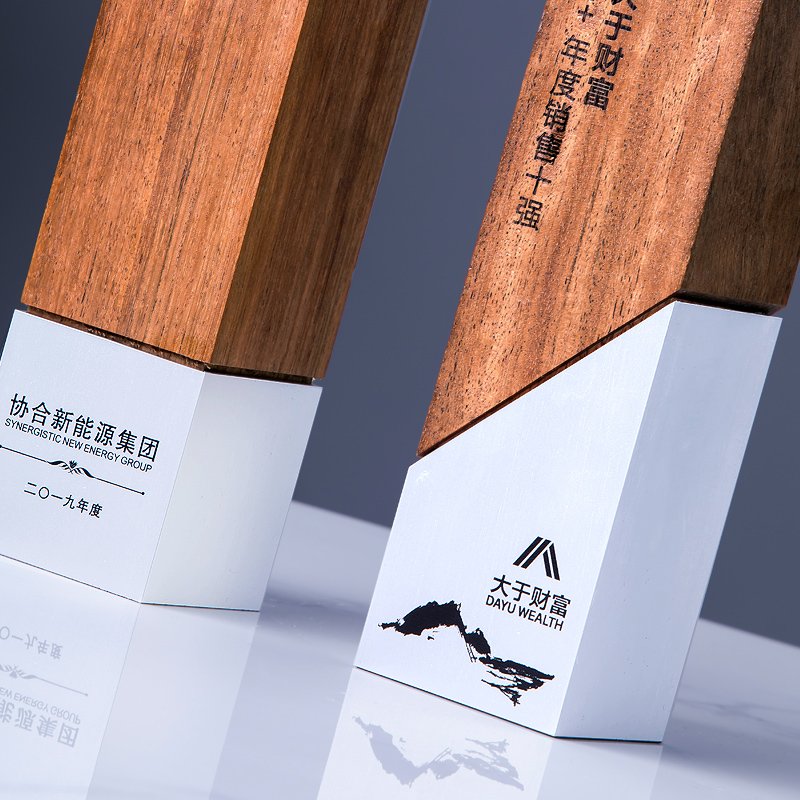 Wood crystal Group Trophy 06