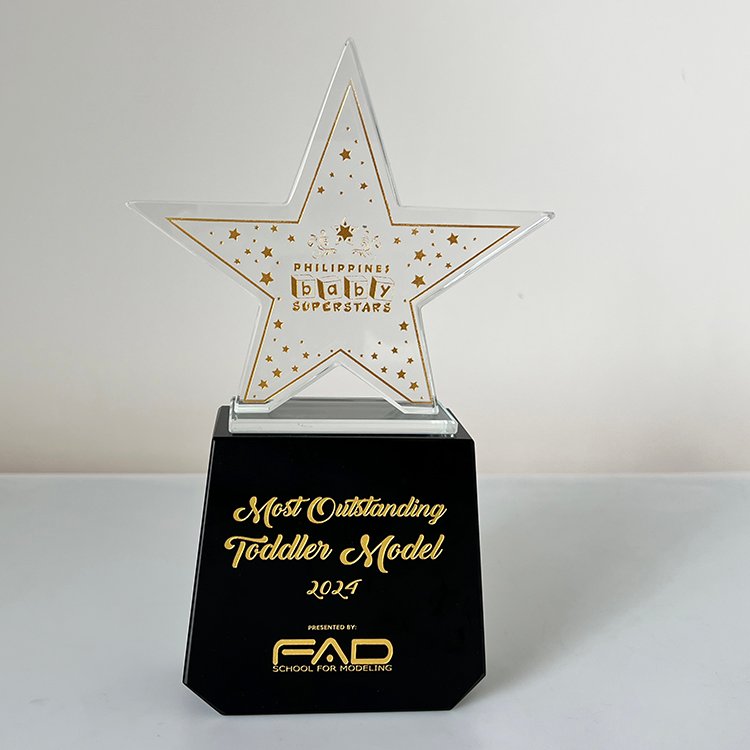Wood crystal corporate trophies​ 05