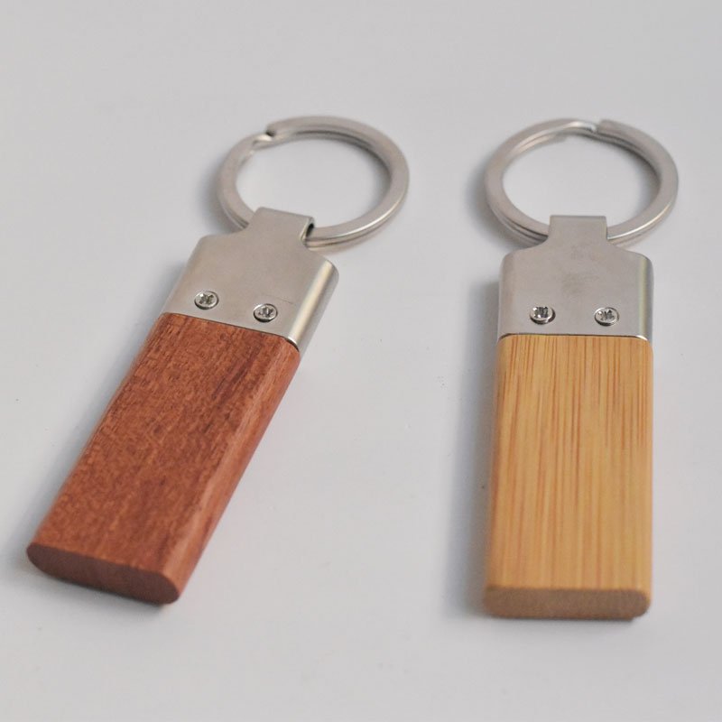 Wood key chain 32-3
