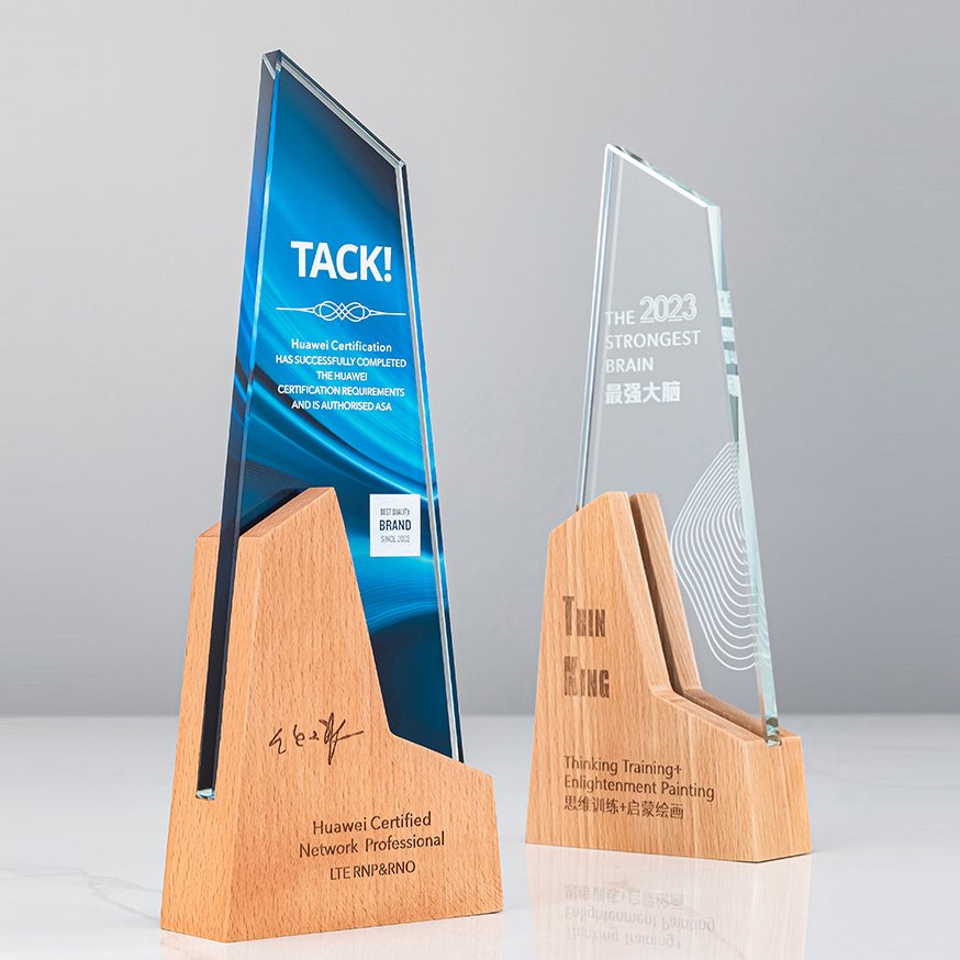 Wooden Crystal Trophy Manufacturer-03