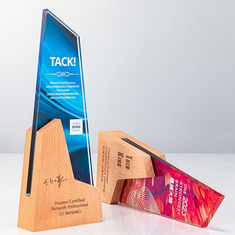 Wooden Crystal Trophy Manufacturer-04