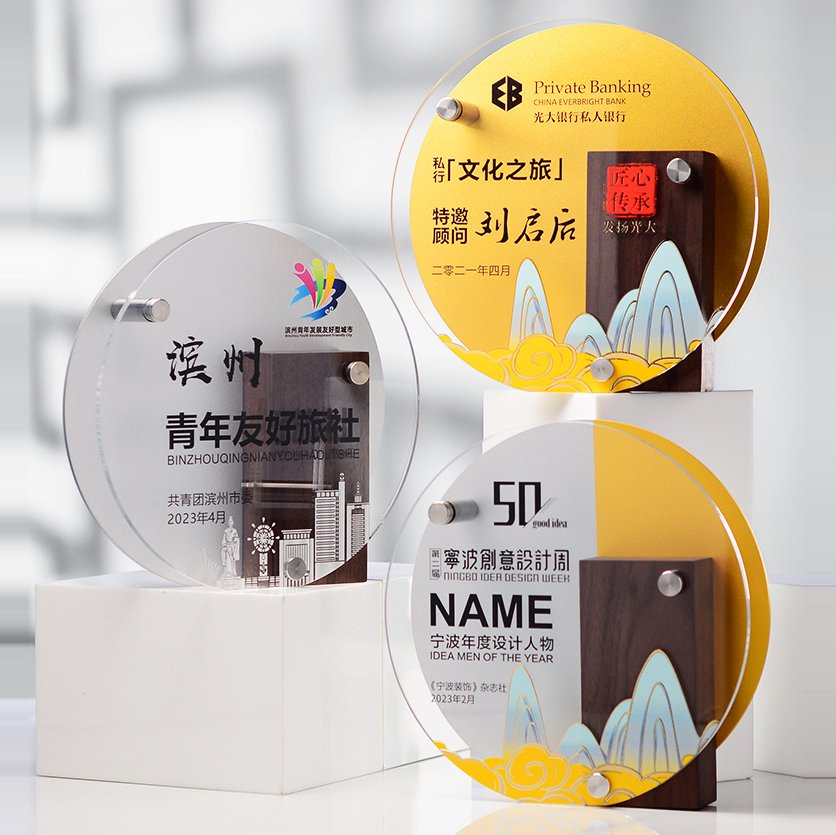 acrylic Creative design trophy 02