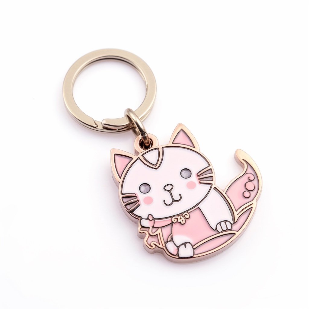 cat key chain 64-2