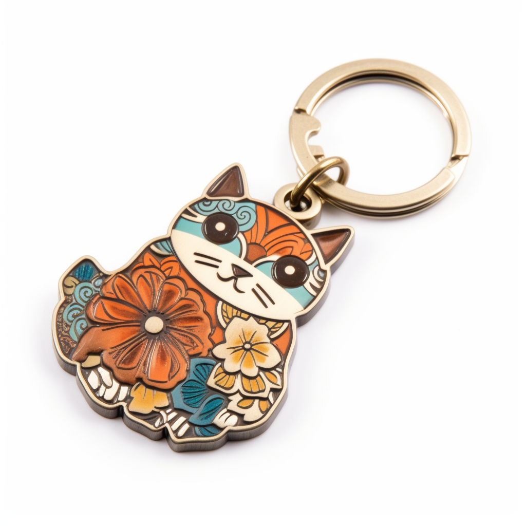 cat key chain 64-3