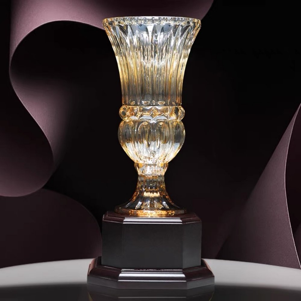 crystal basketball trophy 14-2