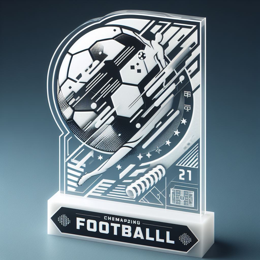 custom Acrylic fantasy football trophy​ 01