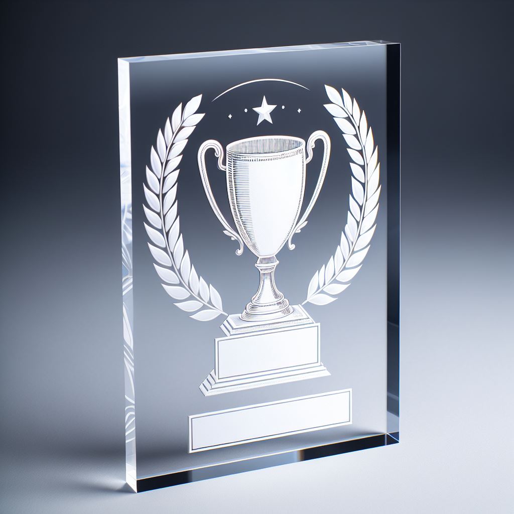 custom Acrylic fantasy football trophy​ 04