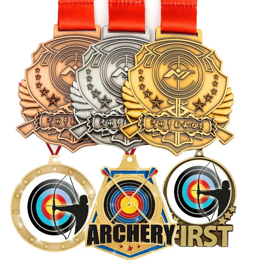 custom archery medal​ 3-2
