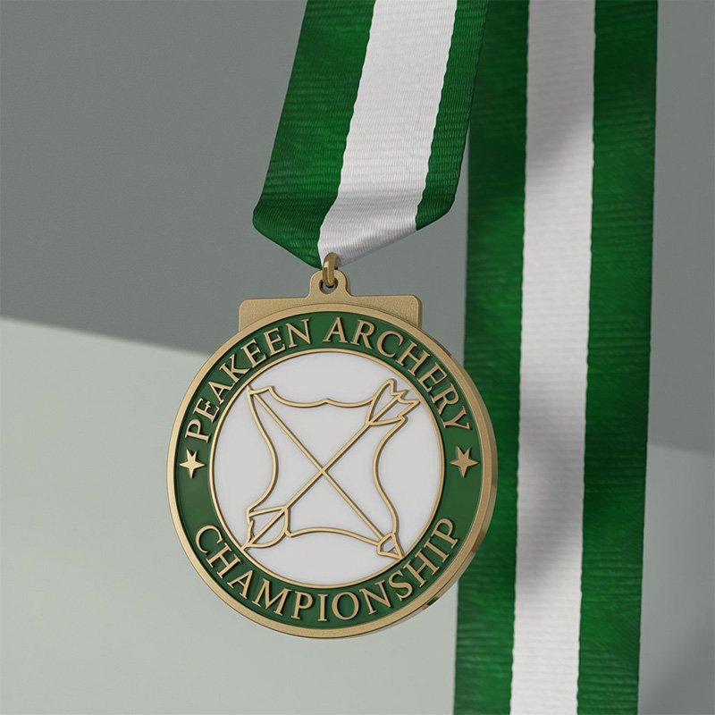 custom copper archery medals​ 8-2