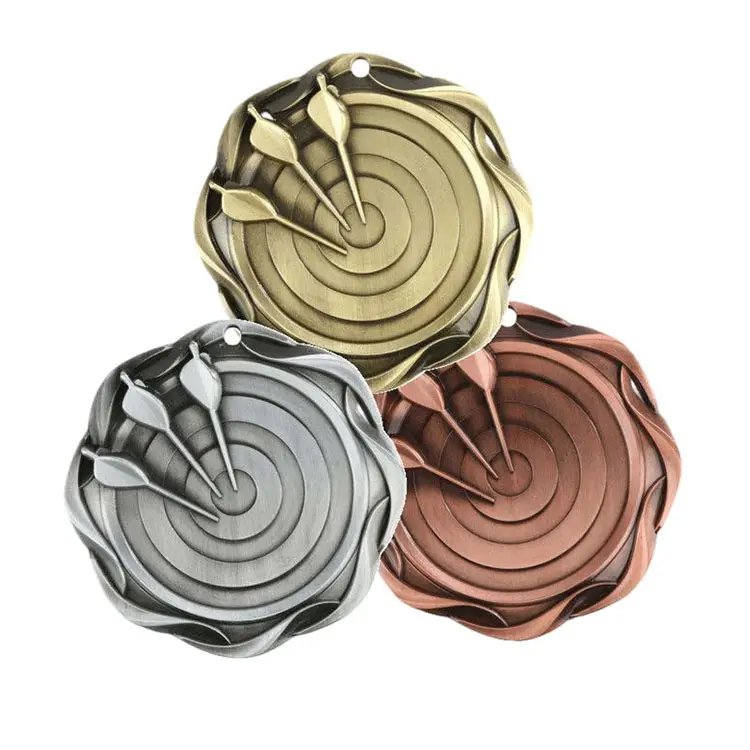 custom design archery medals​ 5-1