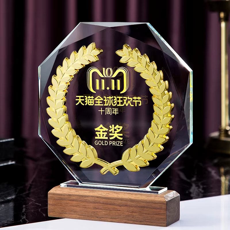 custom glass trophy​-05