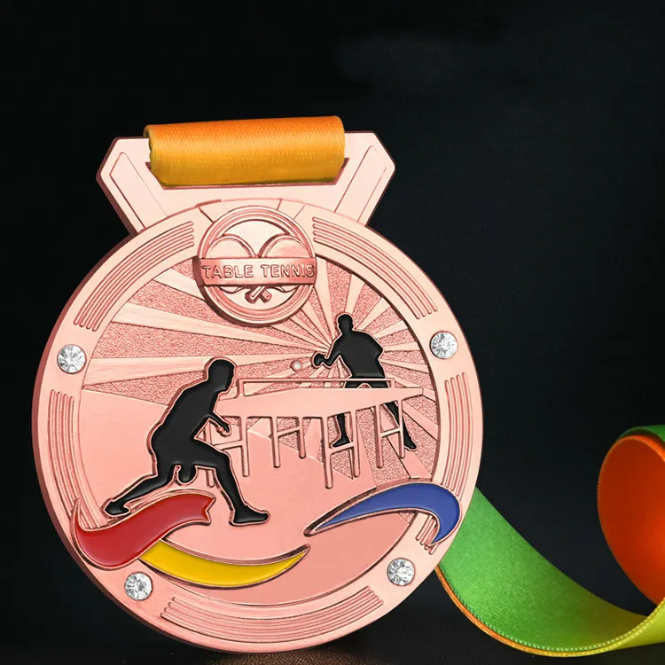 custom metal table tennis medals​ 7-2