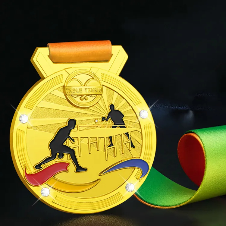 custom metal table tennis medals​ 7-3