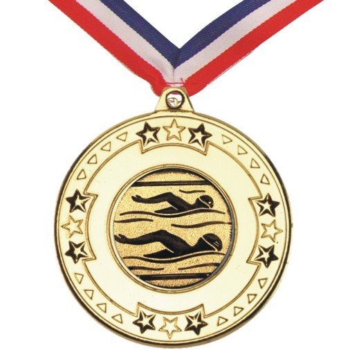 custom swimming gold medals​ 5-3