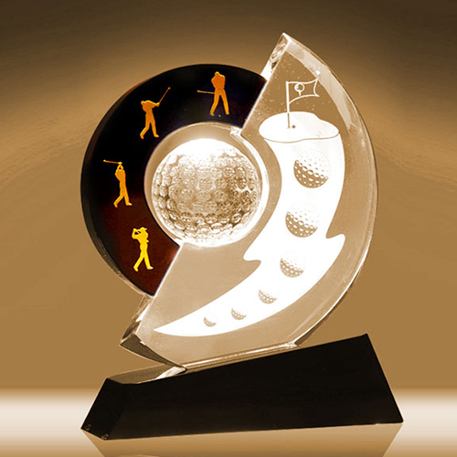 glass golf trophies​ Manufacturers125