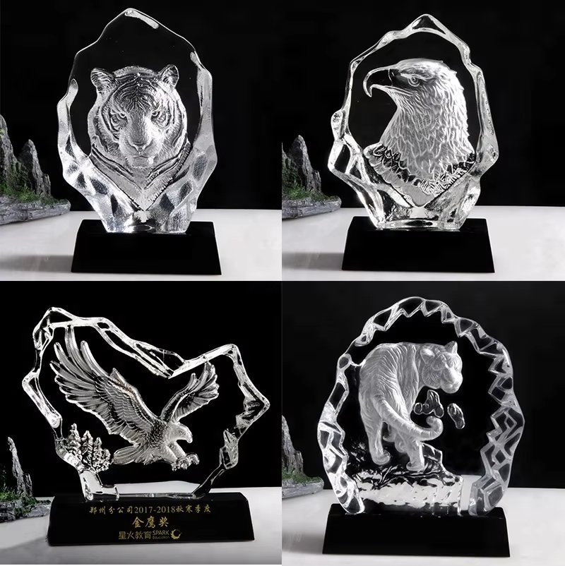 glass tiger ornament​ 3-2