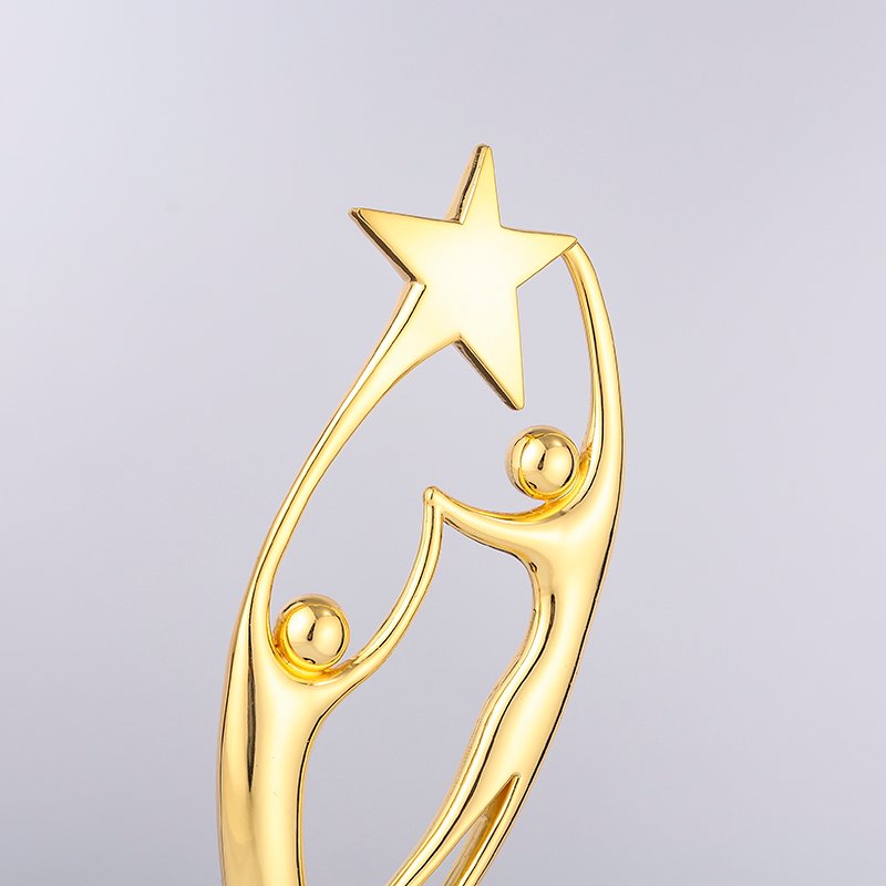 gold metal cup trophy​-05