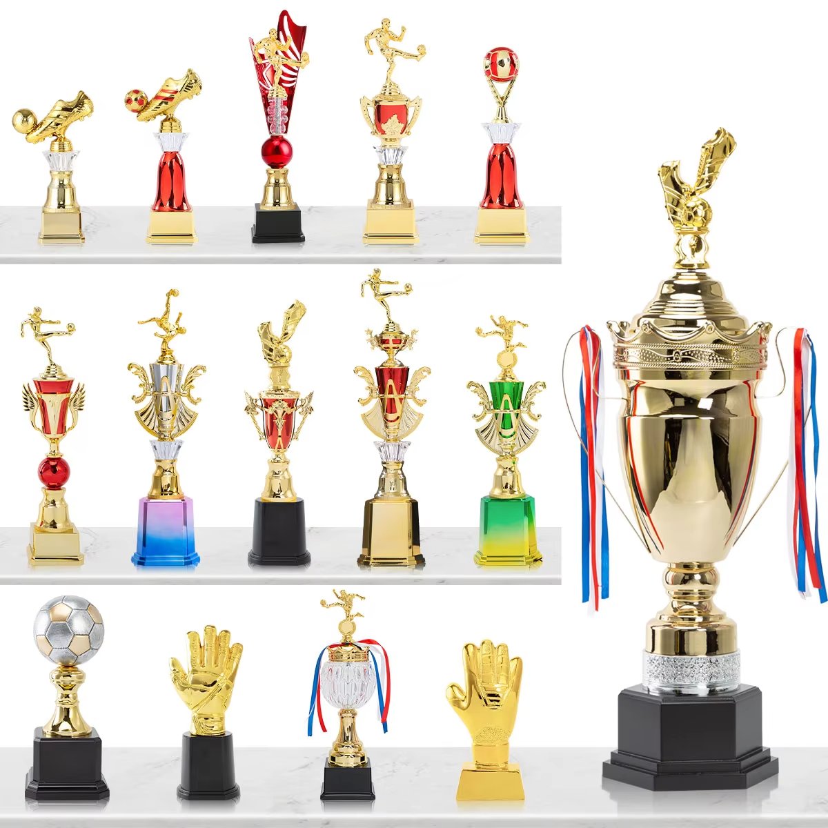 large soccer trophies 18-2