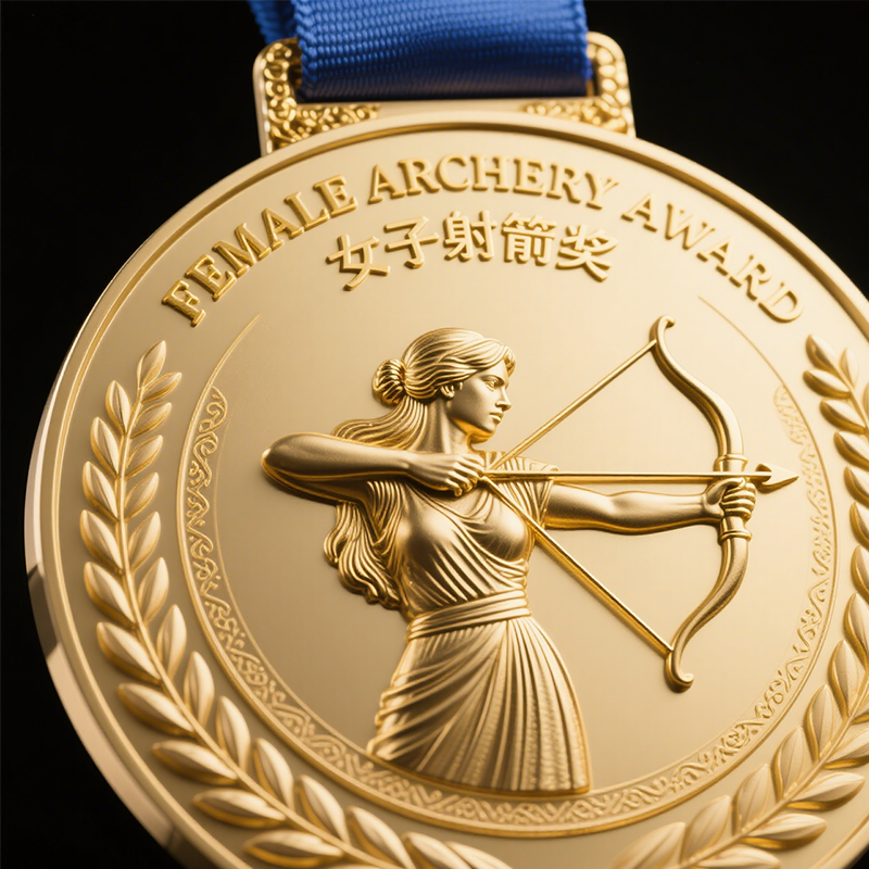 metal archery medal1